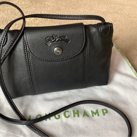 Longchamp le pliage cuir small crossbody - Picture 2 of 10